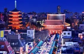 Book hotels in Tokyo, Japan
